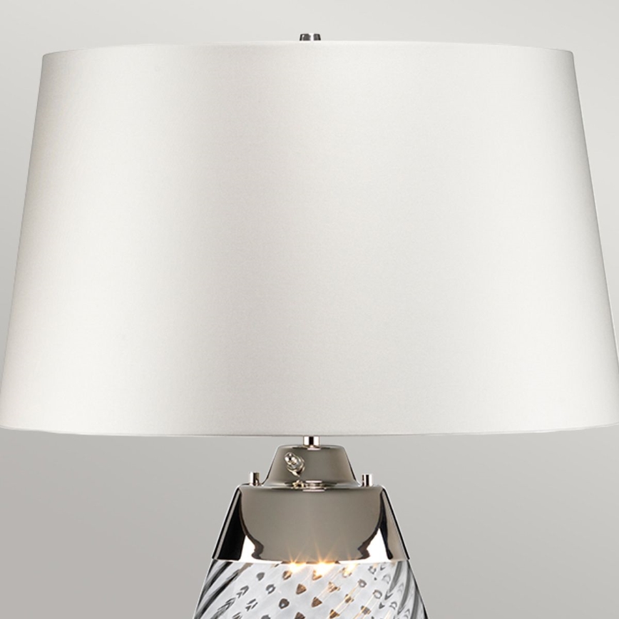 Elstead - LED-Tischleuchte LENA 1xE27/40W/230V + 1xGU10/7W 74 cm weiß