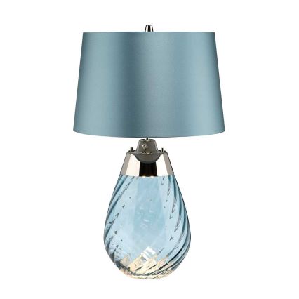 Elstead - LED-Tischleuchte LENA 1xE27/60W/230V + 1xGU10/7W 60,5 cm blau