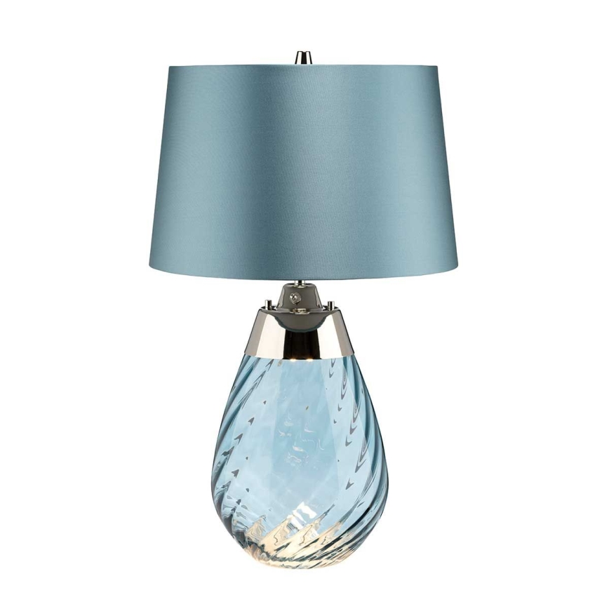 Elstead - LED-Tischleuchte LENA 1xE27/60W/230V + 1xGU10/7W 60,5 cm blau