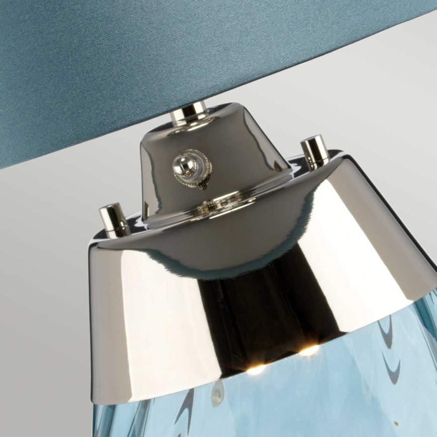 Elstead - LED-Tischleuchte LENA 1xE27/60W/230V + 1xGU10/7W 60,5 cm blau