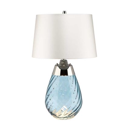 Elstead - LED-Tischleuchte LENA 1xE27/60W/230V + 1xGU10/7W 60,5cm blau/weiß
