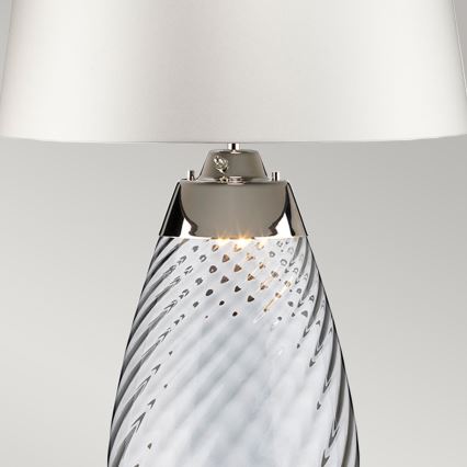 Elstead - LED-Tischleuchte LENA 1xE27/60W/230V + 1xGU10/7W 60,5cm blau/weiß