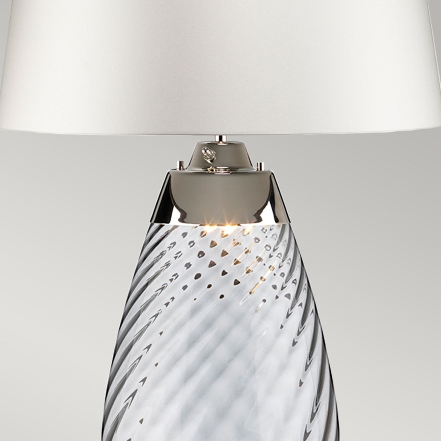 Elstead - LED-Tischleuchte LENA 1xE27/60W/230V + 1xGU10/7W 60,5cm blau/weiß