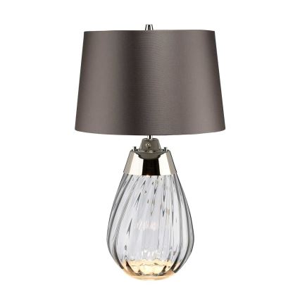 Elstead - LED-Tischleuchte LENA 1xE27/60W/230V + 1xGU10/7W 60,5 cm grau