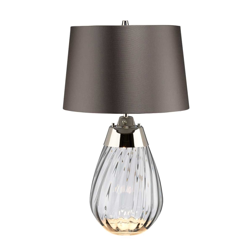 Elstead - LED-Tischleuchte LENA 1xE27/60W/230V + 1xGU10/7W 60,5 cm grau