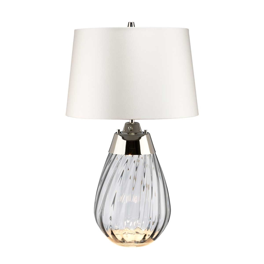 Elstead - LED-Tischleuchte LENA 1xE27/60W/230V + 1xGU10/7W 60,5 cm weiß