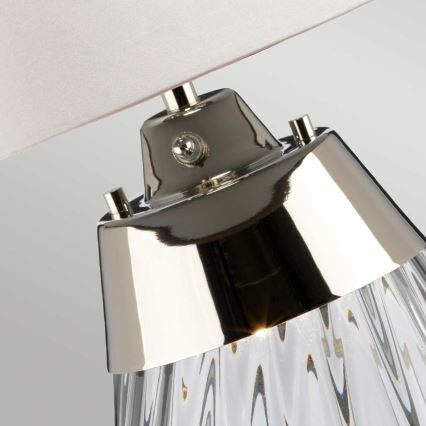Elstead - LED-Tischleuchte LENA 1xE27/60W/230V + 1xGU10/7W 60,5 cm weiß