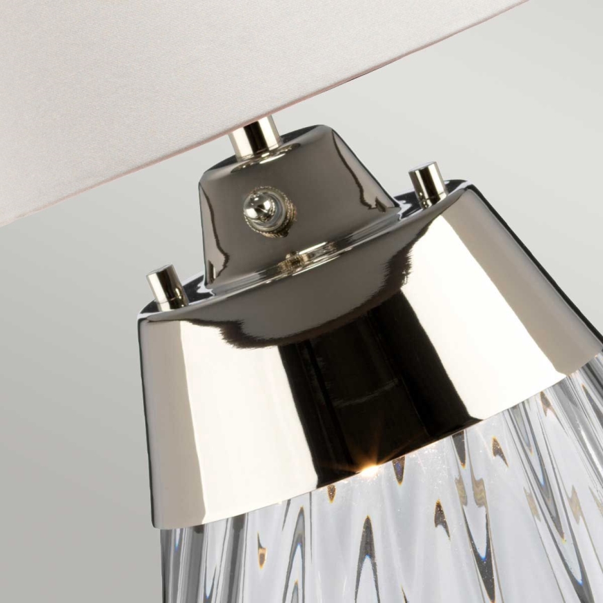 Elstead - LED-Tischleuchte LENA 1xE27/60W/230V + 1xGU10/7W 60,5 cm weiß