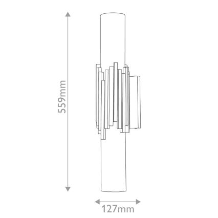 Elstead - LED Badezimmer-Wandleuchte MARVELE 2xG9/4W/230V IP44