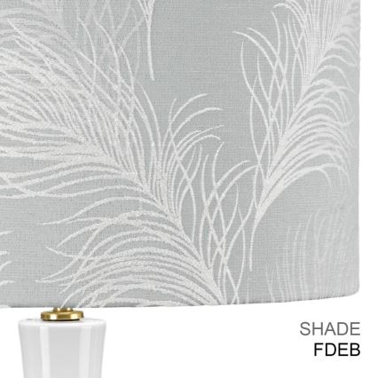 Elstead - Tischleuchte MILO 1xE27/60W/230V grau