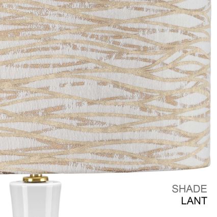 Elstead - Tischleuchte MILO 1xE27/60W/230V beige