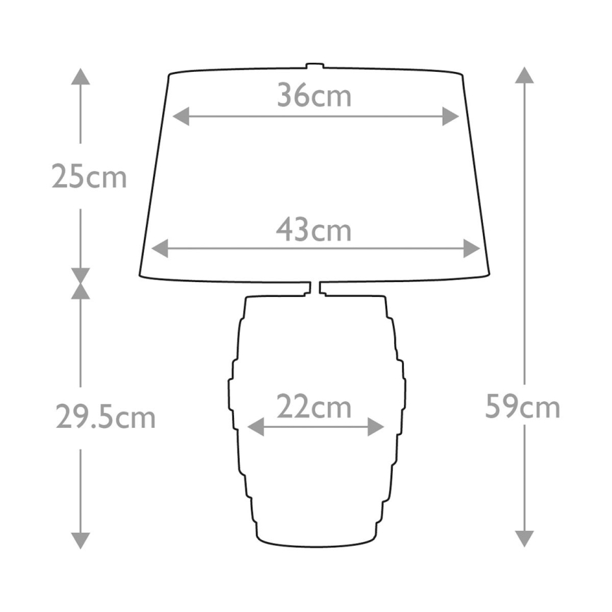 Elstead - Tischleuchte NEPTUNE 1xE27/60W/230V