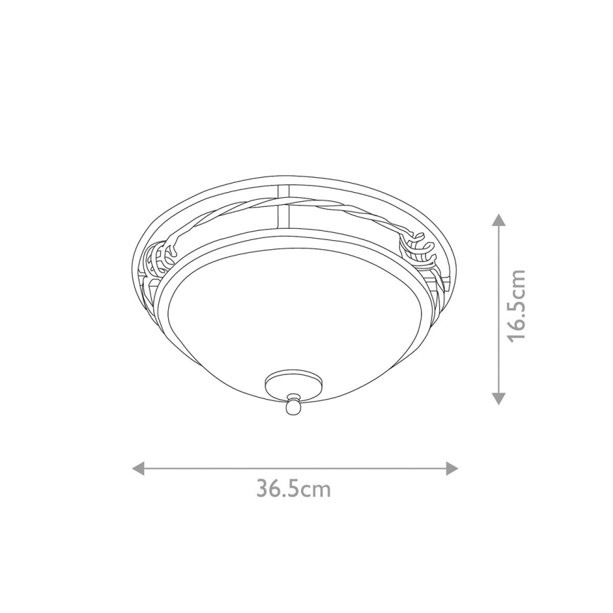 Elstead - Deckenleuchte PEMBROKE 2xE27/60W/230V