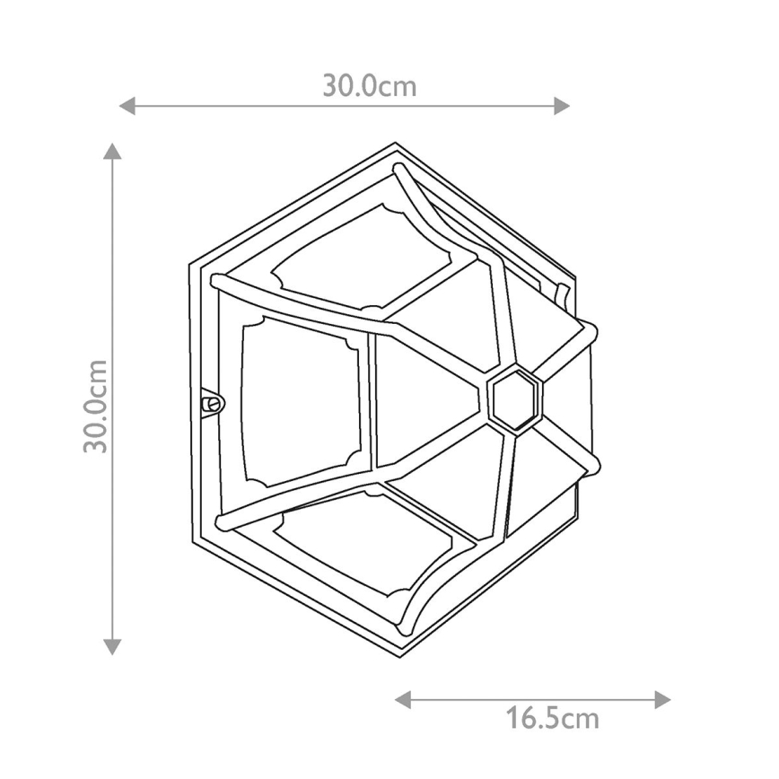 Elstead - Outdoor-Deckenleuchte PARISH 1xE27/60W/230V IP44