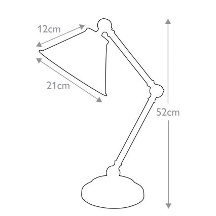 Elstead - Tischleuchte PROVENCE ELEMENT 1xE27/60W/230V weiß