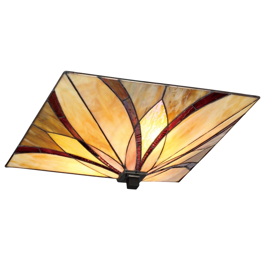 Elstead - Deckenleuchte Tiffany ASHEVILLE 2xE27/60W/230V