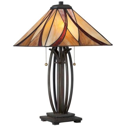 Elstead - Tiffany-Tischlampe ASHEVILLE 2xE27/60W/230V