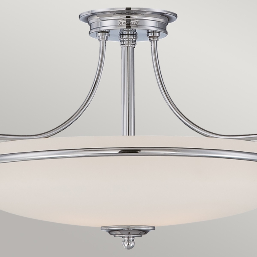 Elstead - Aufbauleuchte GRIFFIN 3xE27/100W/230V glänzendes Chrom