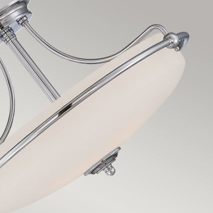 Elstead - Aufbauleuchte GRIFFIN 3xE27/100W/230V glänzendes Chrom