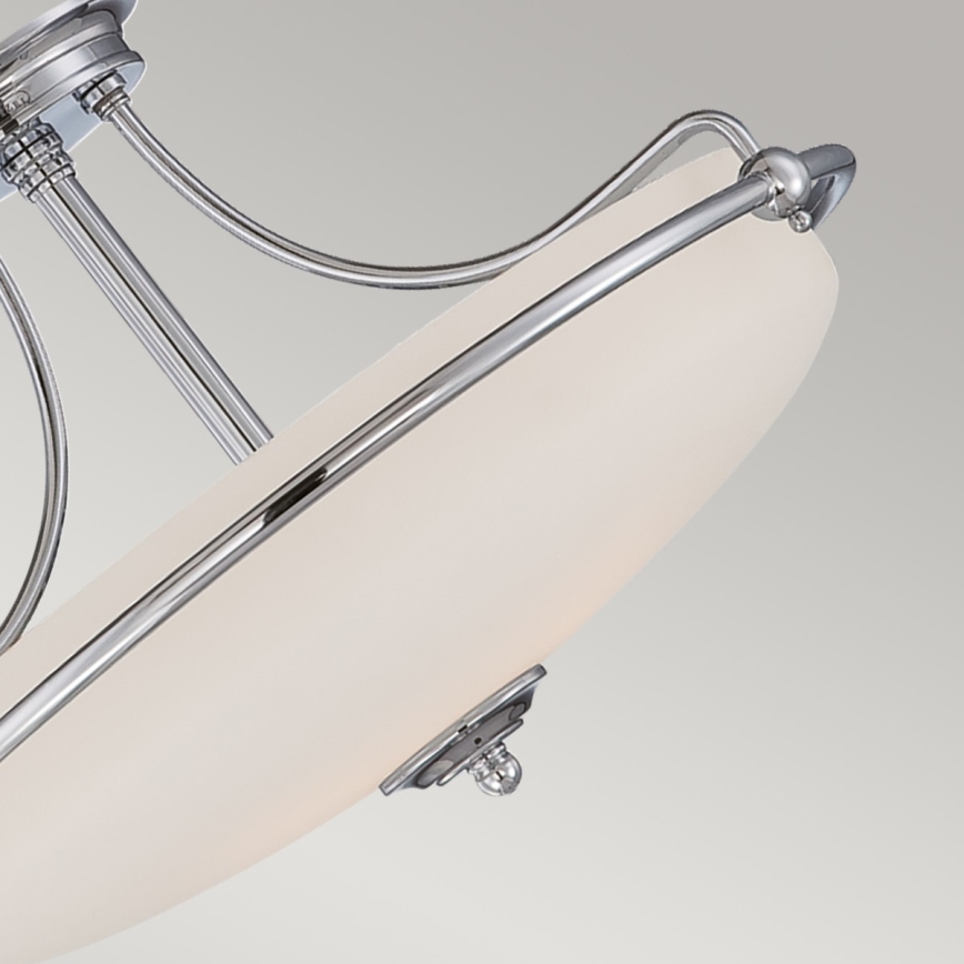 Elstead - Aufbauleuchte GRIFFIN 3xE27/100W/230V glänzendes Chrom