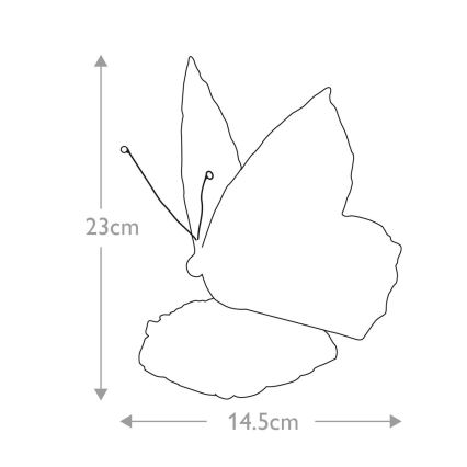 Elstead QZ-OBUTTERFLY-TL - LED dekorative Leuchte TIFFANY 1xG9/3W/12/230V Schmetterling