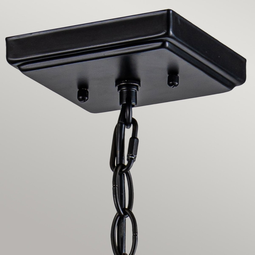 Elstead - Tiffany-Kronleuchter ALDERLEY mit Kette 1xE27/60W/230V