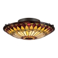 Elstead - Tiffany-Deckenleuchte WEST 2xE27/75W/230V
