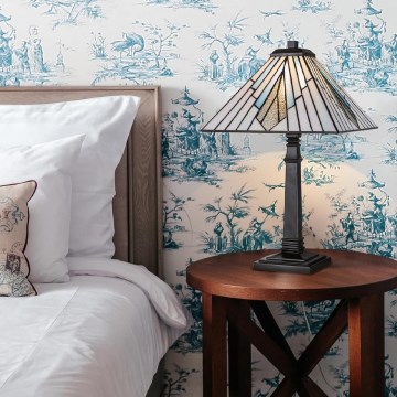 Elstead - Tiffany-Tischlampe ALDERLEY 1xE27/60W/230V