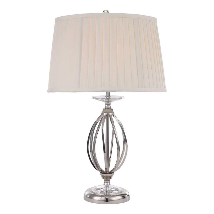 Elstead - Tischleuchte AEGEAN 1xE27/60W/230V glänzendes Chrom