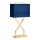 Elstead - Tischleuchte CROSS 1xE27/60W/230V golden/blau