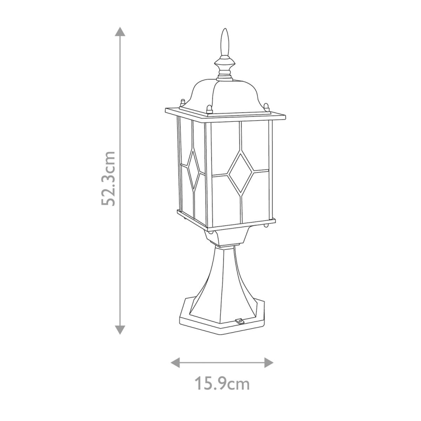 Elstead WX3 - Außenlampe WEXFORD 1xE27/100W/230V IP44