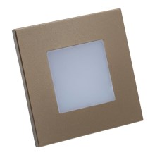 Emithor 48334 - LED-Treppenleuchte STEP LIGHT LED/1W/230V gold