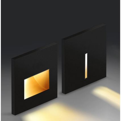 Emithor 70419 - LED Treppenleuchte SUNNY LED/1W/230V 4000K schwarz