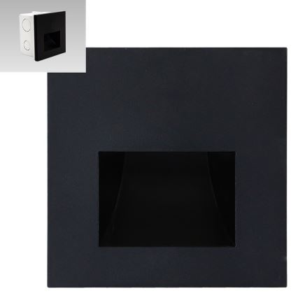 Emithor 70419 - LED Treppenleuchte SUNNY LED/1W/230V 4000K schwarz