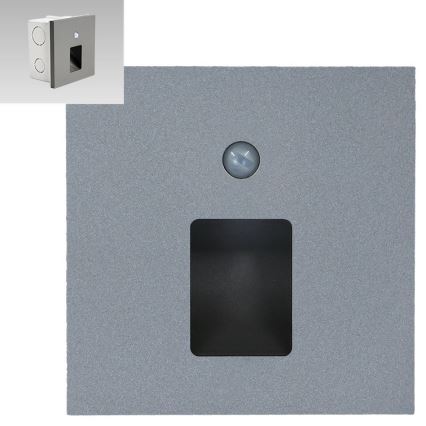 Emithor 70422 - LED Treppenleuchte mit Sensor VIX LED/1W/230V 4000K grau