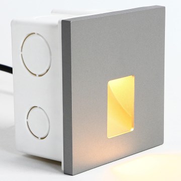 Emithor 70423 - LED Treppenleuchte VIX LED/1W/230V 4000K grau