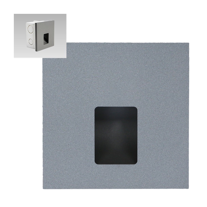 Emithor 70423 - LED Treppenleuchte VIX LED/1W/230V 4000K grau