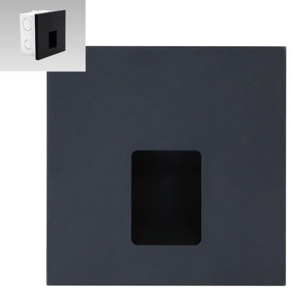 Emithor 70425 - LED Treppenleuchte VIX LED/1W/230V 4000K schwarz