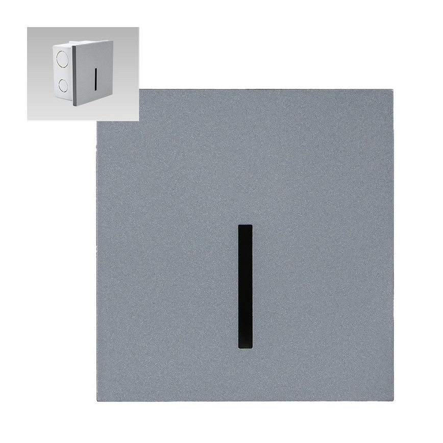 Emithor 70429 - LED Treppenleuchte LINE LED/1W/230V 4000K grau