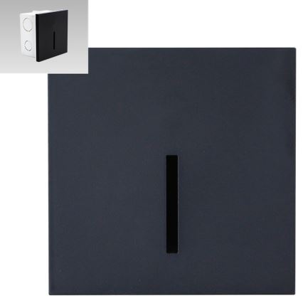 Emithor 70431 - LED Treppenleuchte LINE LED/1W/230V 4000K schwarz