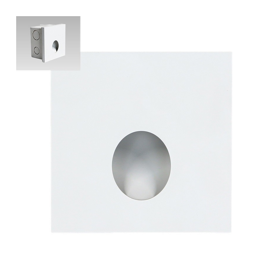 Emithor 70433 - LED Treppenleuchte OLIVE LED/1W/230V 4000K Weiß