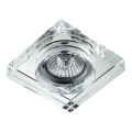 Emithor 71105 - LED Einbauleuchte ELEGANT DOUBLE LIGHT 1xGU10/50W + LED/3W STREIFEN