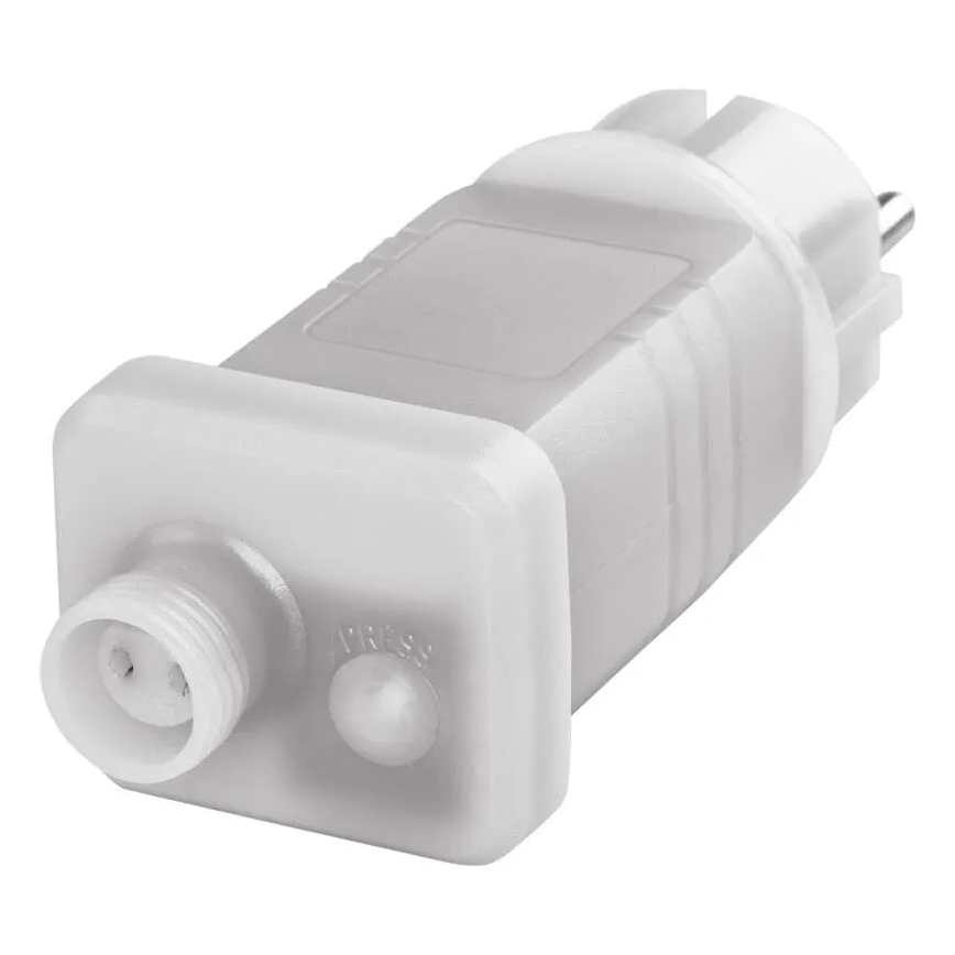 Netzteil für den Anschluss der Weihnachtsbeleuchtung 230V IP44 + Fernbedienung