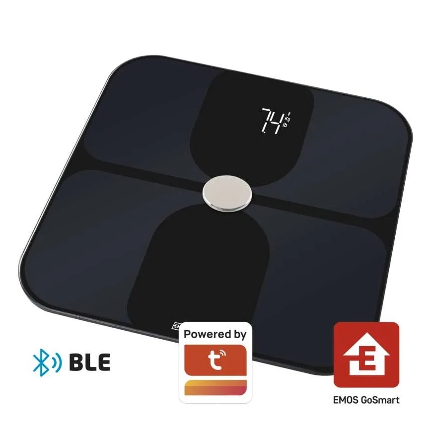 Smart-Personenwaage GoSmart 3xAA Tuya