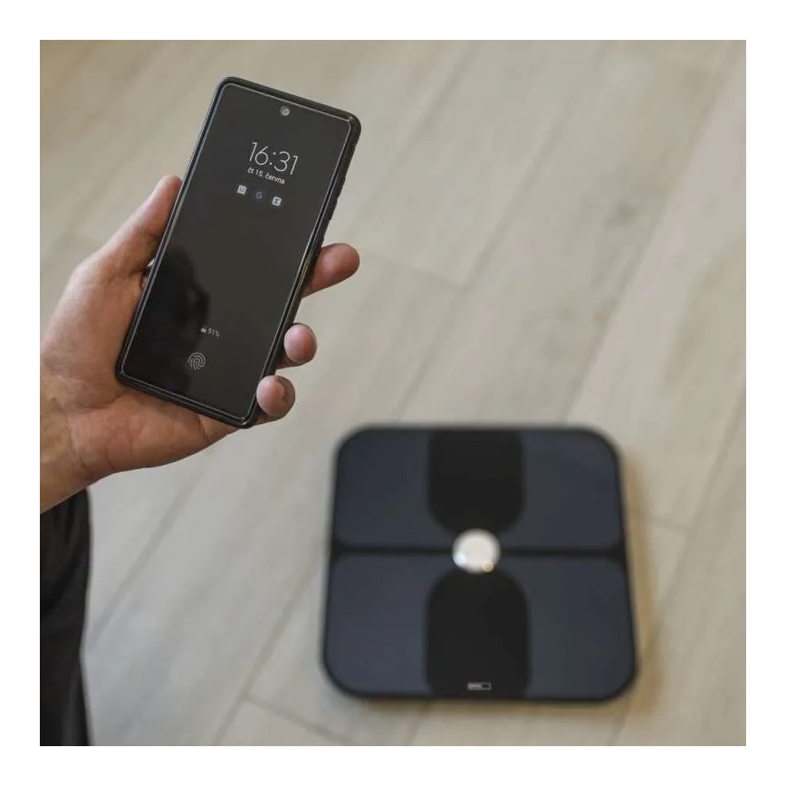 Smart-Personenwaage GoSmart 3xAAA Tuya