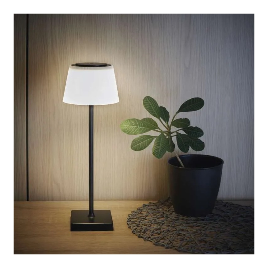 Dimmbare wiederaufladbare LED-Leuchte KATIE LED/4W/10V 1800mAh IP44 CRI 90 schwarz