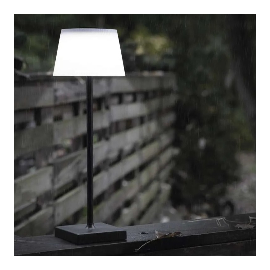 Dimmbare wiederaufladbare LED-Leuchte KATIE LED/4W/10V 1800mAh IP44 CRI 90 schwarz