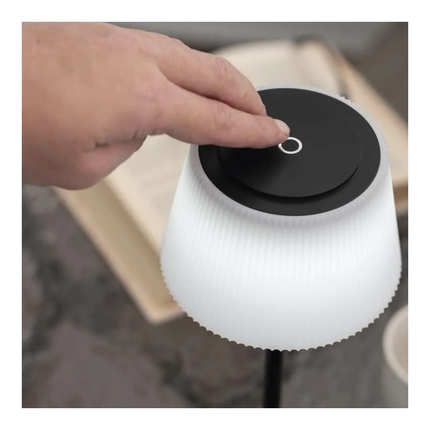 Dimmbare wiederaufladbare LED-Leuchte KATIE LED/4W/10V 1800mAh IP44 CRI 90 schwarz