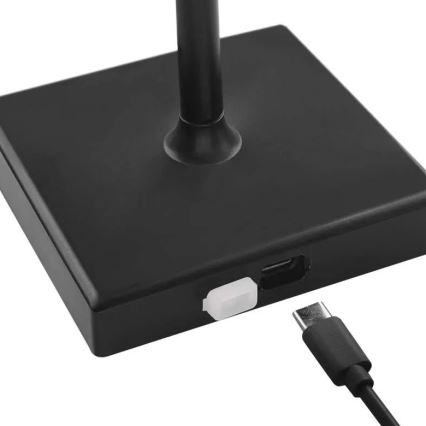 Dimmbare wiederaufladbare LED-Leuchte KATIE LED/4W/10V 1800mAh IP44 CRI 90 schwarz