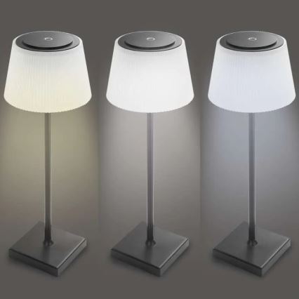 Dimmbare wiederaufladbare LED-Leuchte KATIE LED/4W/10V 1800mAh IP44 CRI 90 schwarz